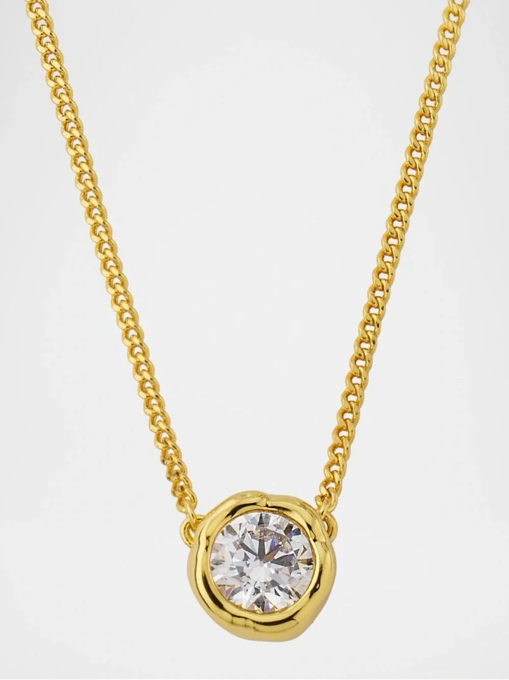 Alexis Bittar Asterales Gold Solitaire Necklace